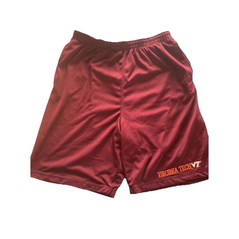 VIRGINIA TECH Men’s Shorts Size 2X By OVB Old Varsity Brand Pockets Burgundy